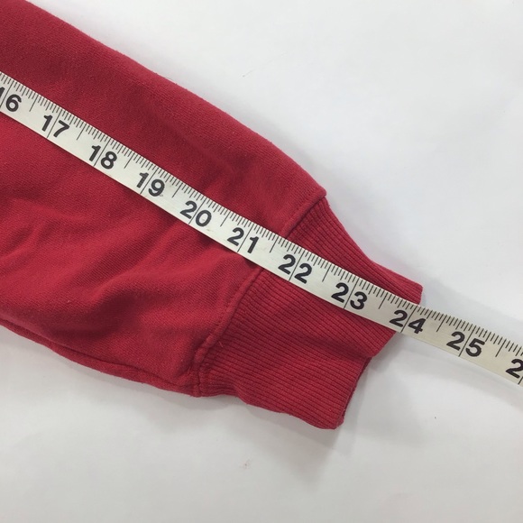 Starter men’s hoodie sweatshirt S spell out Red - Picture 8 of 9